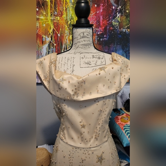 BOSTON PROPER HI-LOW EVENING GOWN - Picture 4 of 8